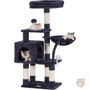 キャットツリー おもちゃ付き 屋内猫用キャットタワー キャットハウス アメリカ輸入 999HCT004SG Heybly ヘイブリ