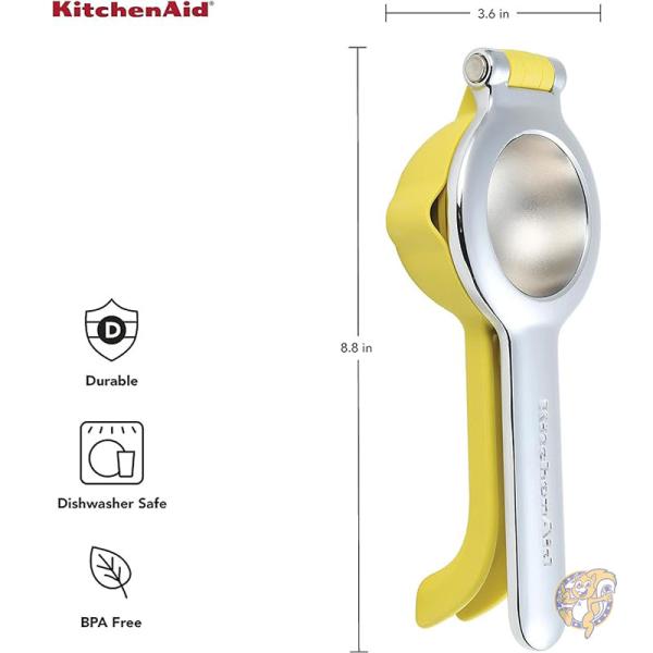 キッチンエイド KitchenAid 手動ジューサー レモン搾り ジュース プレススクイーザー レモン/ライム用 KQ070OHMEA