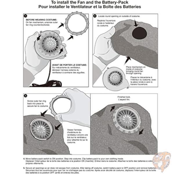 Rubie's エアコス 大人用 トリケラトプス Standard 空気で膨らむコスチューム ダイナソー 恐竜 仮装 ハロウィン 送料無料