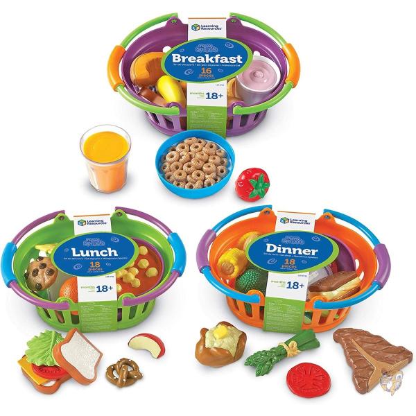 Learning Resources Paniers de Petit-Dejeuner/Dejeuner/Diner New Sprouts 送料無料