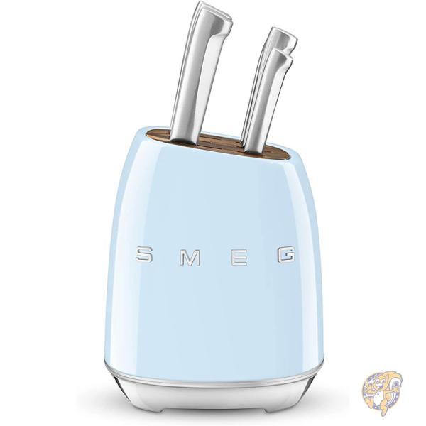 Smeg スメグ キッチン用品 ステンレススチール ナイフ セット パステルブルー KBSF01PB