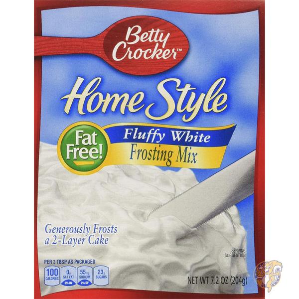 ホームスタイル フラッフィー ホワイト フロスティング ミックス204g (6 個パック) お菓子作り Betty Crocker