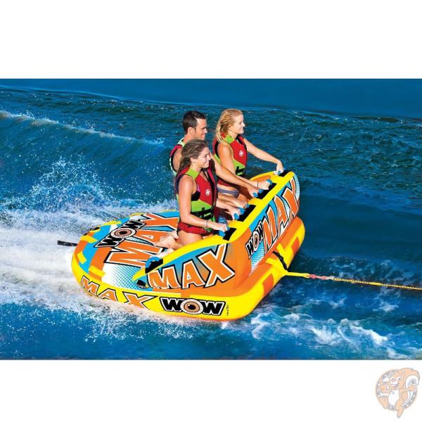 ワオ WOW トーイングチューブ Max 1ー3人乗り 18-1060 ウォータートイ 海 アクティビティ マリンスポーツ スリル 送料無料
