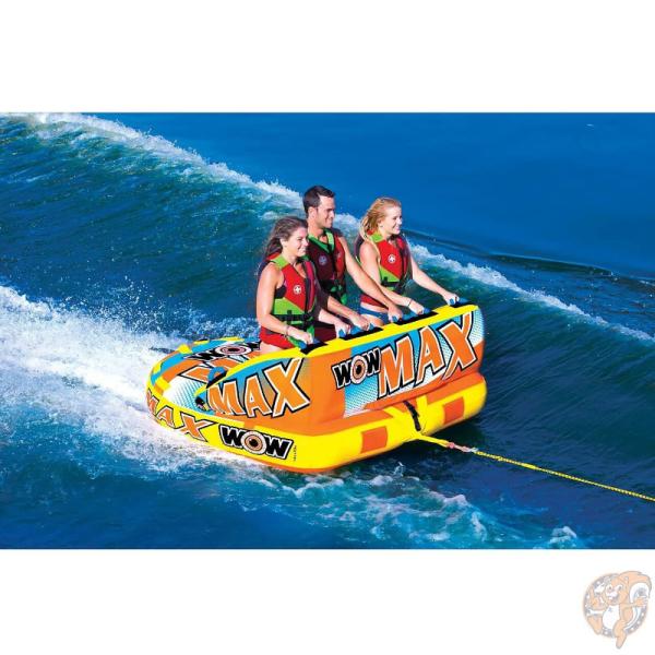 ワオ WOW トーイングチューブ Max 1ー3人乗り 18-1060 ウォータートイ 海 アクティビティ マリンスポーツ スリル 送料無料
