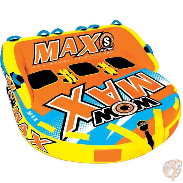 ワオ WOW トーイングチューブ Max 1ー3人乗り 18-1060 ウォータートイ 海 アクティビティ マリンスポーツ スリル 送料無料