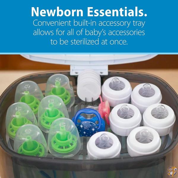 Dr. Brown's Deluxe Bottle Sterilizer, Gray by Dr. Brown's