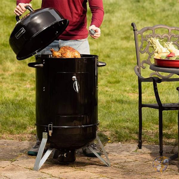 Cuisinart クイジナート 縦型 炭 燻製器 スモーカー 46cm アウトドア キャンプ 調理器具 COS-118