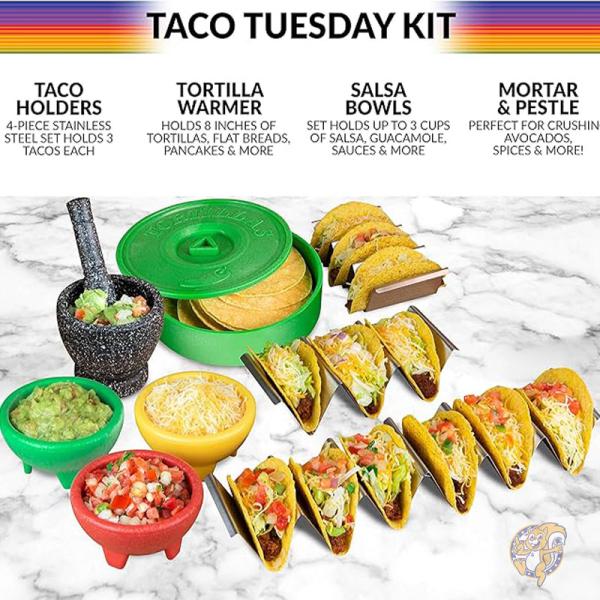 ノスタルジア タコス チューズデイ タコス サービング セット 9個セット Taco Tuesday Nostalgia