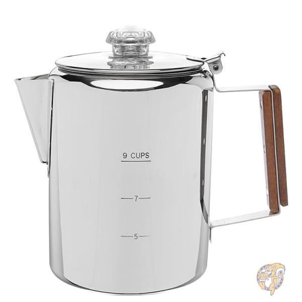 コーヒーパーコレーター コーヒーポット キャンプコーヒーメーカー ステンレス Bozeman COLETTI コレッティ