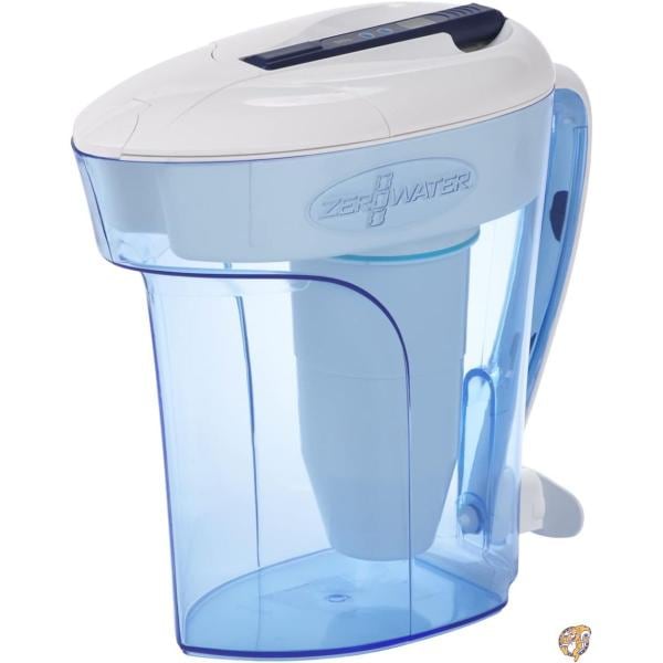 ZeroWater 12 Cup Pitcher with Free Water Quality Meter 141[並行輸入]