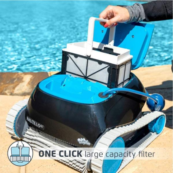 DOLPHIN Nautilus CC 自動ロボット プールクリーナー ゴミ吸引 プール洗浄機 直径約10mまでのプール対応 送料無料