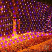 Dazzle Bright ダズルブライト パーティー装飾 ハロウィン 360 LED ネットライト パープル&オレンジ HB-360WCOI