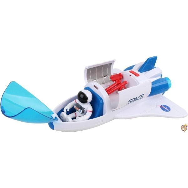 Daron NASA スペースアドベンチャーシリーズ ライト&サウンド&フィギュア付きスペースシャトル 約9インチ x 7インチ