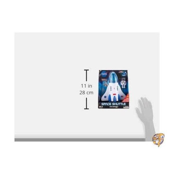 Daron NASA スペースアドベンチャーシリーズ ライト&サウンド&フィギュア付きスペースシャトル 約9インチ x 7インチ