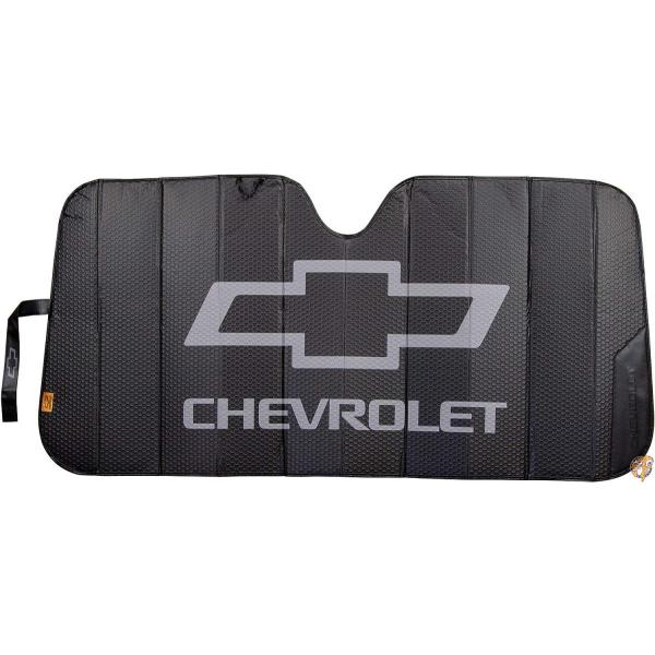 Plasticolor 003864R01 ロゴ ブラック マット仕上げ 車 トラック SUV フロントガラス サンシェード シボレー対応