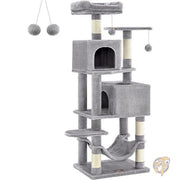 キャットツリー 屋内猫用 155cmキャットタワー ポンポン 2 個付き 猫タワー アメリカ輸入 PCT192W01 FEANDREA