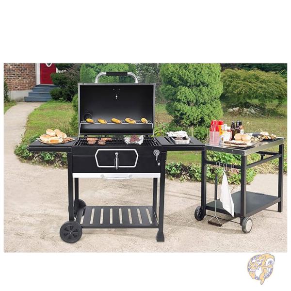 BBQ 炭火焼きグリル デラックス BBQ スモーカー 76cm キャンプ アウトドア CD2030AN ロイヤルグルメ Royal Gourmet