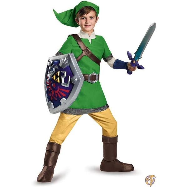 The Legend of Zelda: Link Deluxe Child Costume ゼルダの伝説リンクデラックスチャイルドコスチュームは