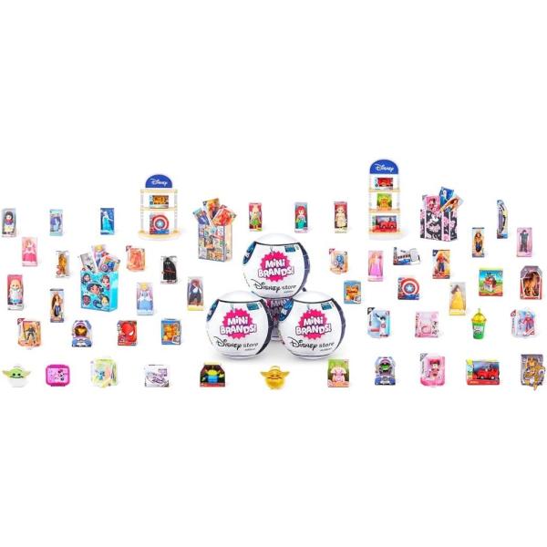 ミニブランズ Disney ディズニーストア 限定品 カプセル 4個 5 Surprise Mini Brands ミニチュア フィギュア 送料無料