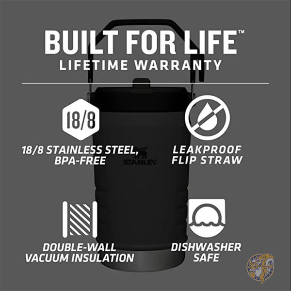 Stanley スタンリー アウトドア アイスフロー フリップ ストロー ジャグ 水筒 チャコール 10-09996-064