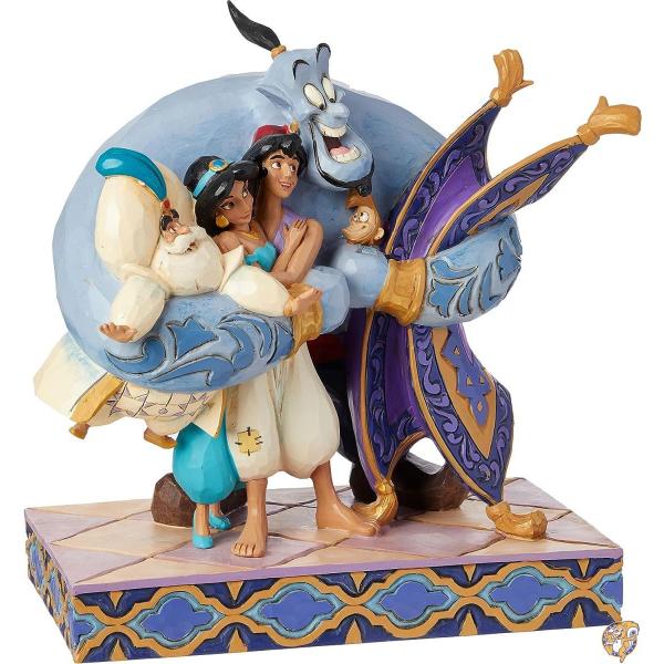 enesco Disney Traditions アラジン グループハグ 6005967