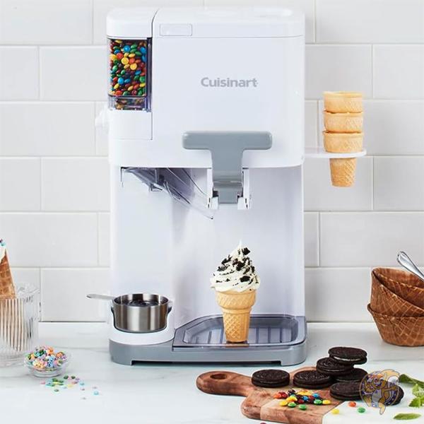 ソフトクリーム アイスクリームマシン キッチン ホワイト ICE-48 Cuisinart クイジナート