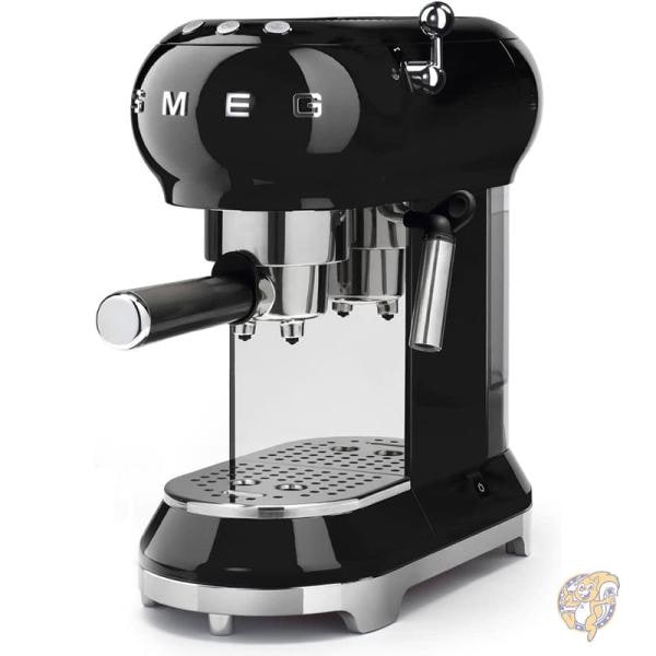 Smeg スメグ キッチン用品 家電 エスプレッソマシン 1 L ブラック ECF01BLUS