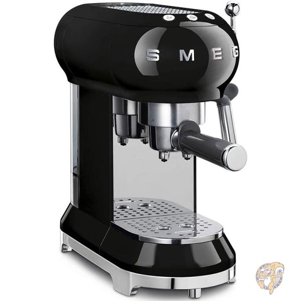Smeg スメグ キッチン用品 家電 エスプレッソマシン 1 L ブラック ECF01BLUS