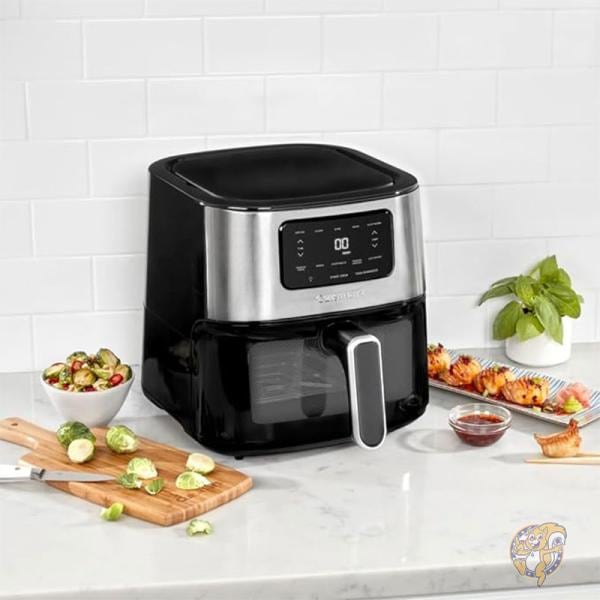 クイジナート Cuisinart エアフライヤー ロースト/ベイク/ブロイル/エアフライ 調理器具 AIR-200 Air Fryer Oven, 6-Qt 5.68リットル