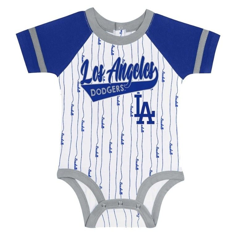 ロサンゼルスドジャース ベビー服 3点セット 新生児&幼児 Los Angeles Dodgers 出産祝い