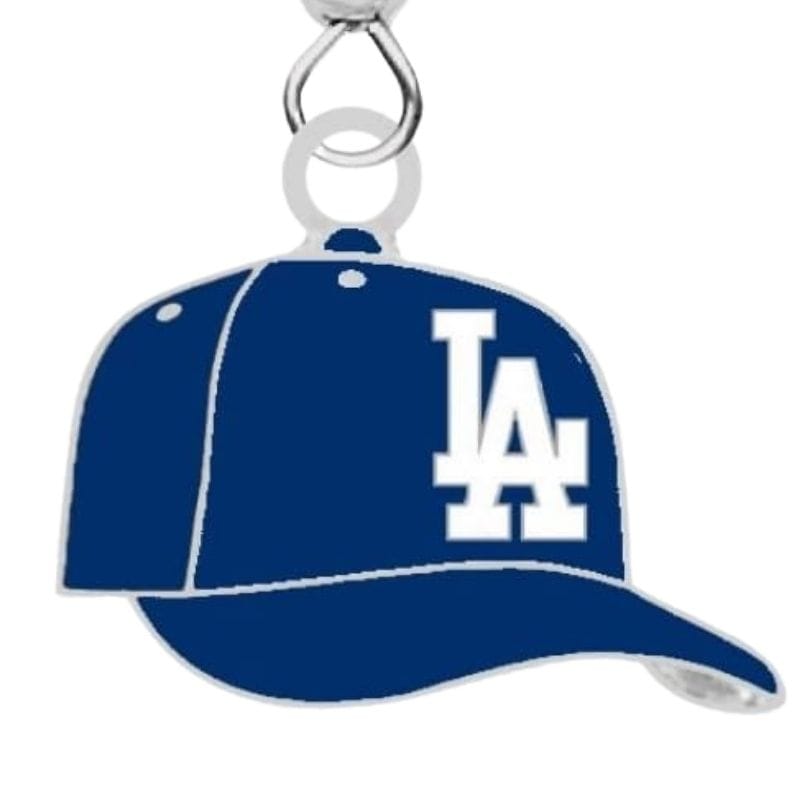 ロサンゼルス ドジャース キャップ 帽子 ピアス アクセサリー MLB 公式ライセンス Los Angeles Dodgers