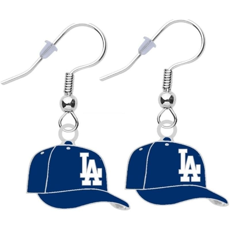 ロサンゼルス ドジャース キャップ 帽子 ピアス アクセサリー MLB 公式ライセンス Los Angeles Dodgers