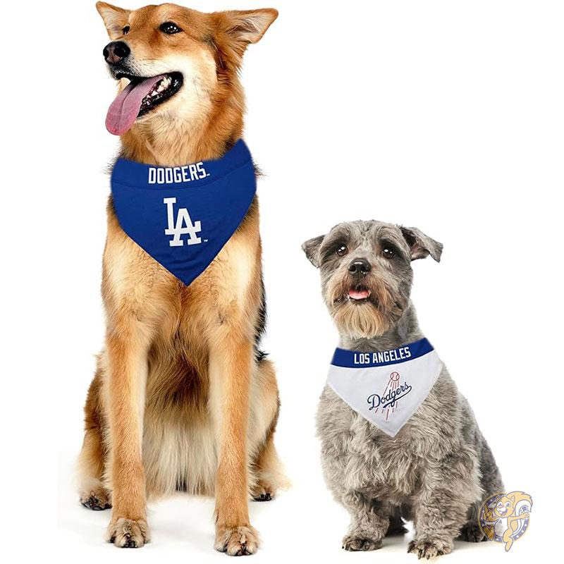 ロサンゼルス ドジャース ペット用 犬用 バンダナ リバーシブル Los Angeles Dodgers LA MLB公式