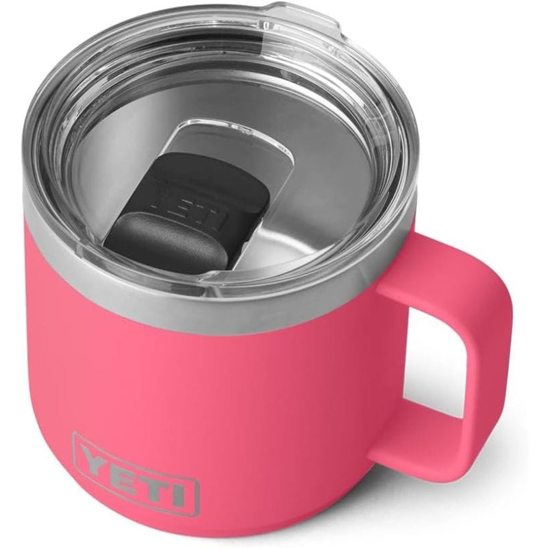 YETI Rambler 14oz 414ml イエティ ステンレス マグカップ マグスライダー蓋付き トロピカルピンク Tropical Pink