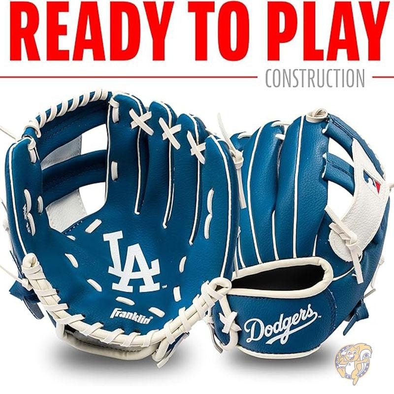 ロサンゼルスドジャース 子供用 グローブとボールのセット 野球ボール ドジャースグローブ Los Angeles Dodgers