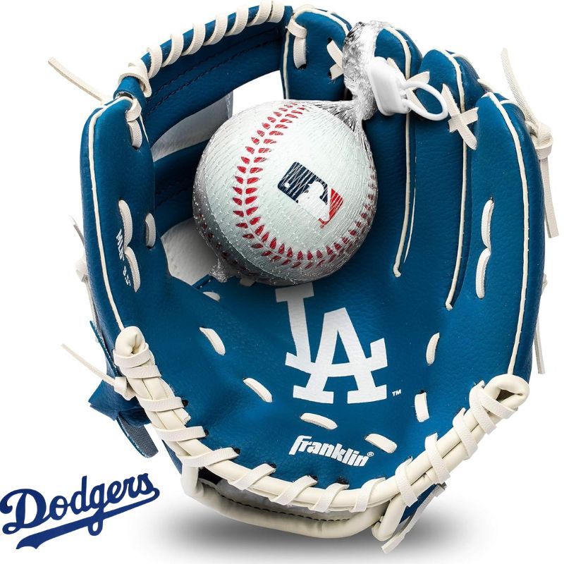 ロサンゼルスドジャース 子供用 グローブとボールのセット 野球ボール ドジャースグローブ Los Angeles Dodgers