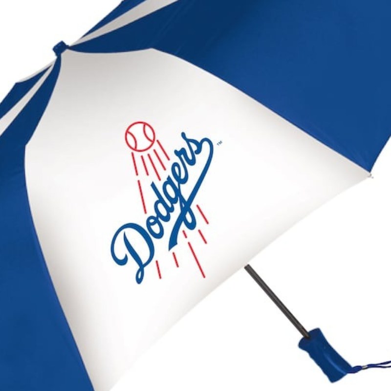 ロサンゼルスドジャース 折りたたみ傘 自動オープン 折り畳み傘 Los Angeles Dodgers MLB公式