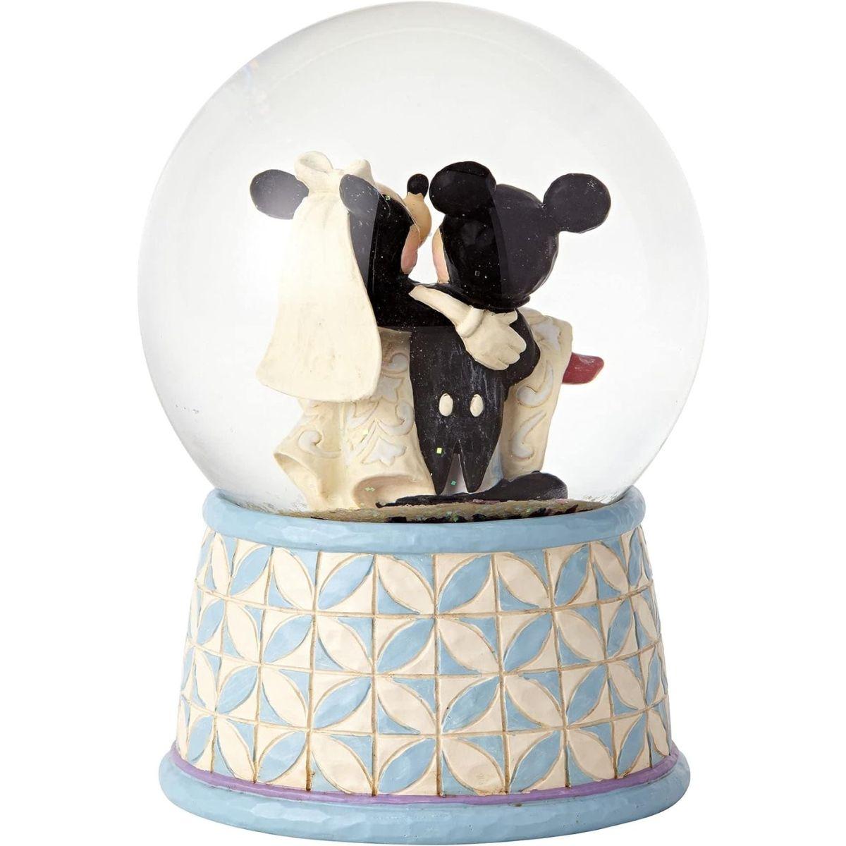 enesco Disney Traditions ミッキー&ミニー ウェディング スノードーム 4059185