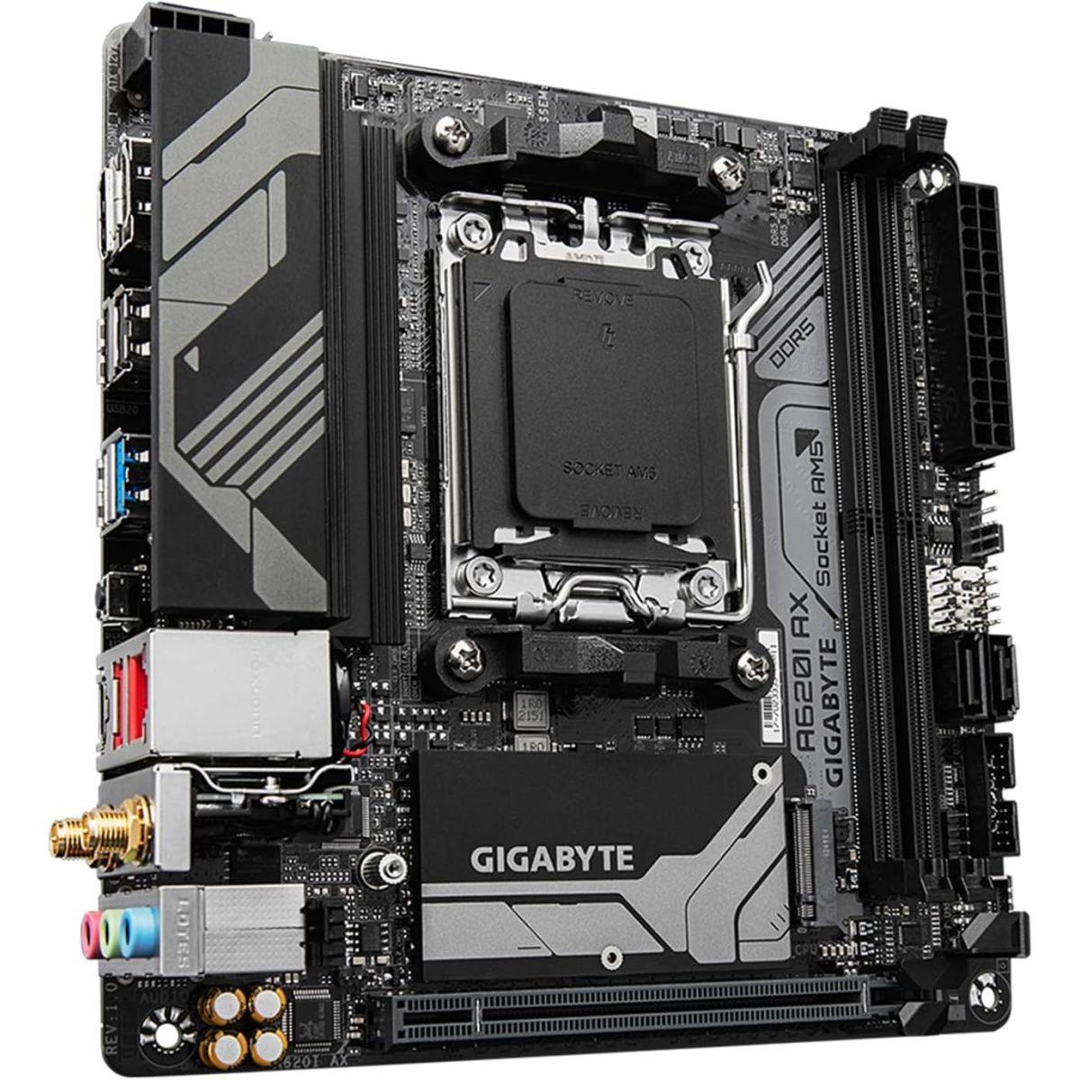 GIGABYTE A620I AX マザーボード Mini-ITX [AMD A620チップセット搭載] MB6196