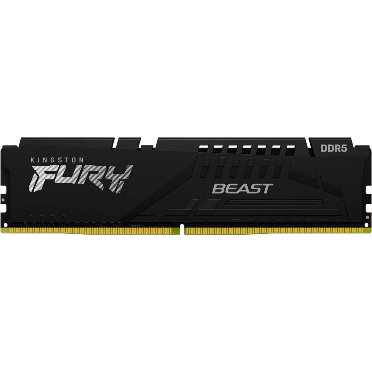 キングストン Kingston FURY デスクトップPC用メモリ DDR5 5600MT/秒 32GB×2枚 Kingston FURY Beast ビースト CL40 KF556C40BBK2-64