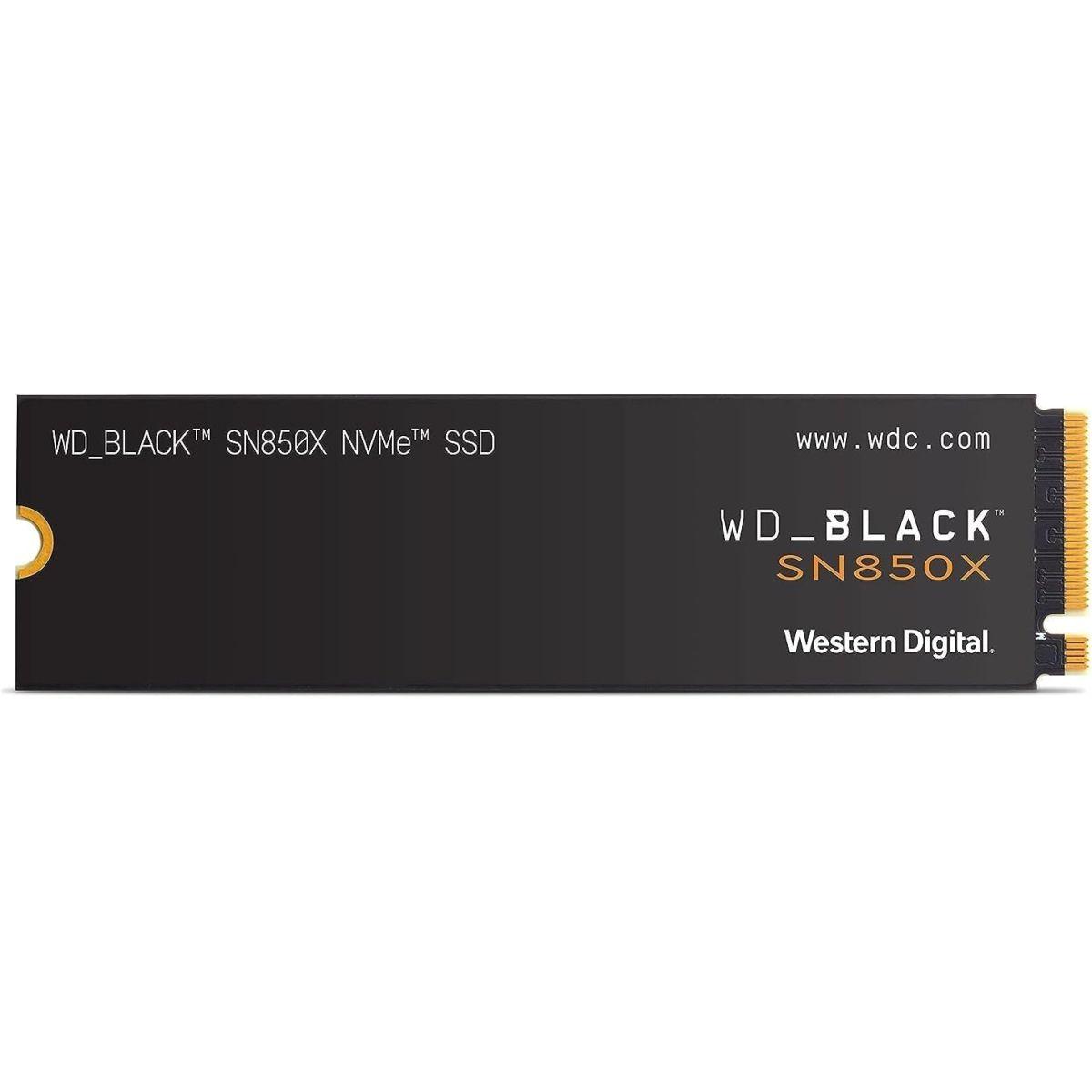 WD_BLACK 2TB SN850X NVMe 内蔵型ゲーミングSSD ソリッドステートドライブ - Gen4 PCIe M.2 2280 最高7,300MB/s - WDS200T2X0E