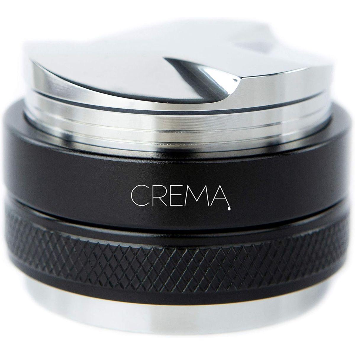 Crema Coffee Products | 51mm エスプレッソディストリビューター/レベラー&ハンドタンパー | 51mm デロンギ ディエディカ & ラ・スペシャリスタ ポルタフィルターに対応 | 両面、深さ調節可能