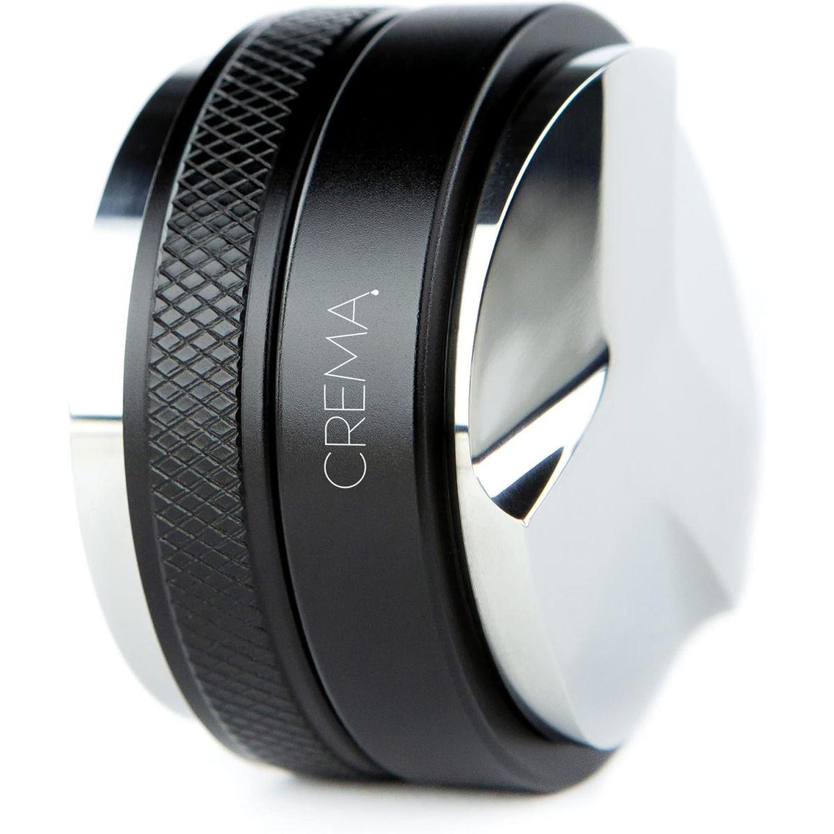 Crema Coffee Products | 51mm エスプレッソディストリビューター/レベラー&ハンドタンパー | 51mm デロンギ ディエディカ & ラ・スペシャリスタ ポルタフィルターに対応 | 両面、深さ調節可能