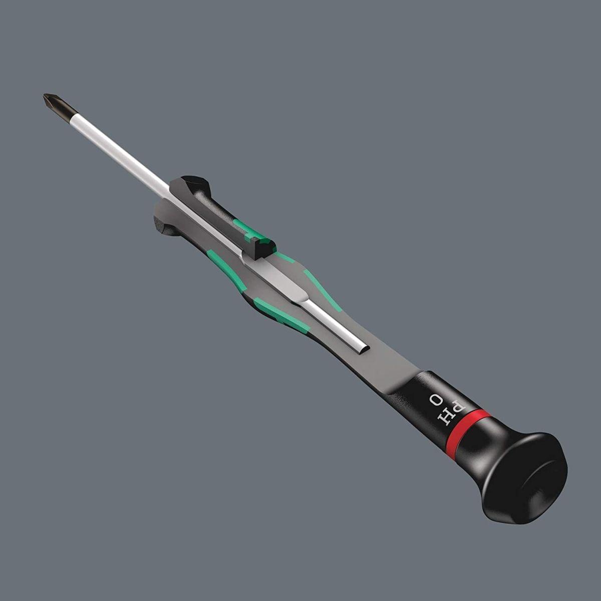 Wera(ヴェラ) 05118156001 | Kraftform マイクロ エレクトロニクスドライバーセット ボールヘッド 六角 ラック付き 2052/6 6ピース 【日本正規輸入品】