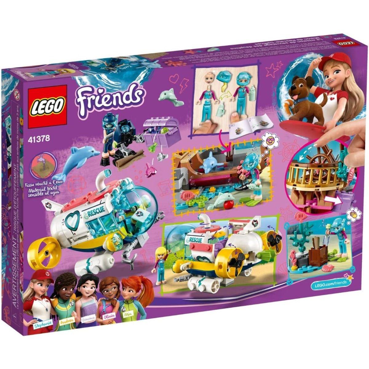 レゴ(LEGO) フレンズ イルカのレスキューサブマリン 41378 ブロック おもちゃ 女の子