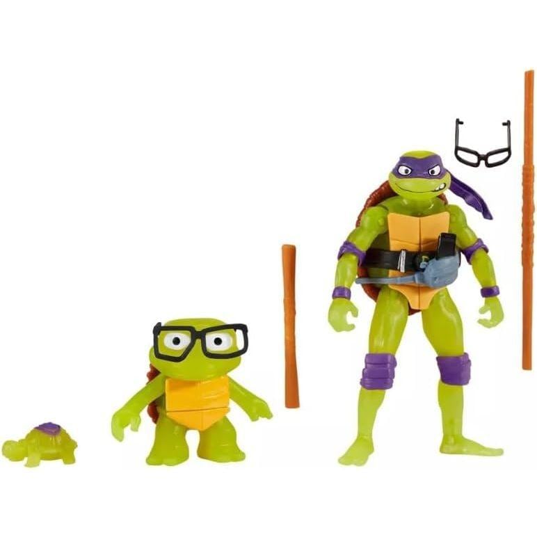 Teenage Mutant Ninja Turtles Playmates Toys ミュータントメイヘム 4.5インチ ドナテロ メイキング・オブ・A 忍者ベーシックアクションフィギュア