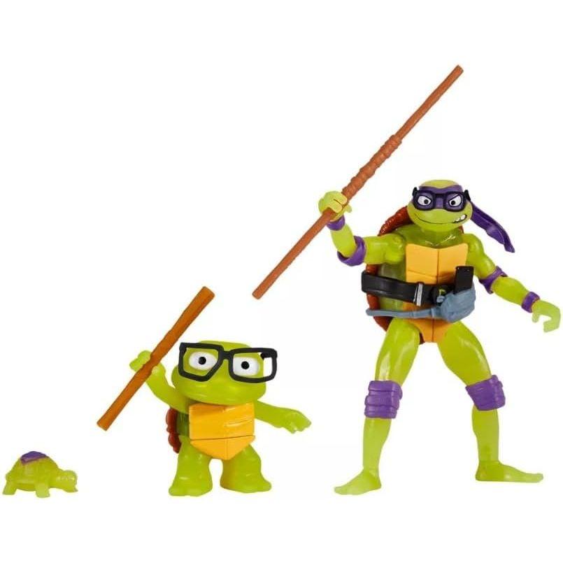 Teenage Mutant Ninja Turtles Playmates Toys ミュータントメイヘム 4.5インチ ドナテロ メイキング・オブ・A 忍者ベーシックアクションフィギュア