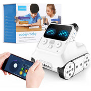 Makeblock Learning & Education Toys, Rechargeable Remote Control Emo Robot for Kids 6+, Codey Rocky Robot Toys with 10+