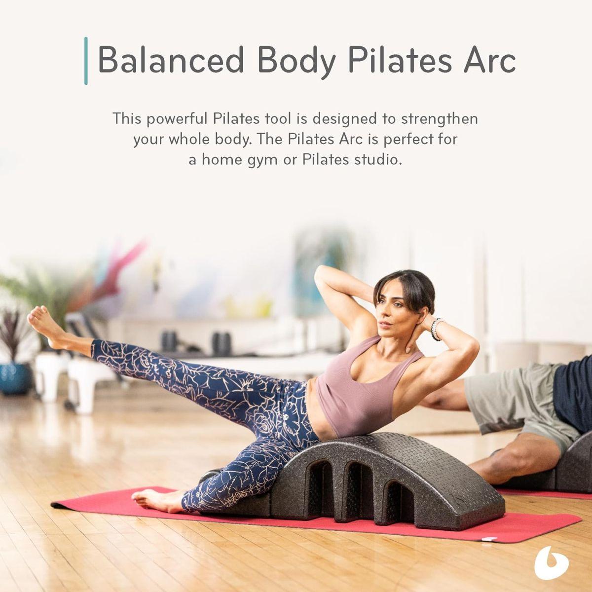 balanced body (バランスドボディ) ピラティスアーク、ブラックフォームステップバレル 背骨の健康 バランス 体幹の強化 ストレッチ