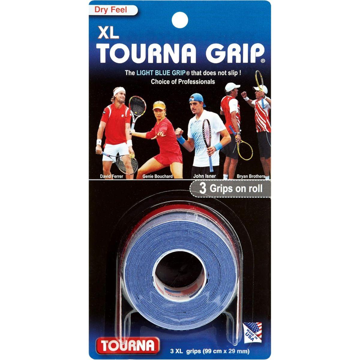 TOURNA(トーナ) GRIP XL ドライタイプ オーバーグリップ 3巻き入り TG-1-XL